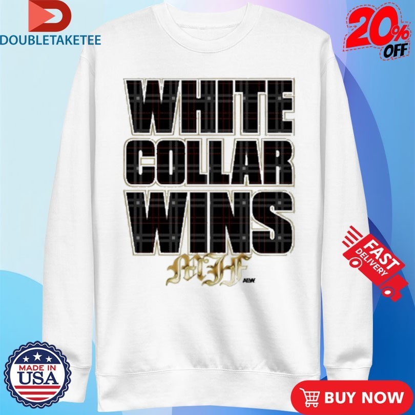 Maxwell Jacob Friedman MJF White Collar Wins AEW Shirts