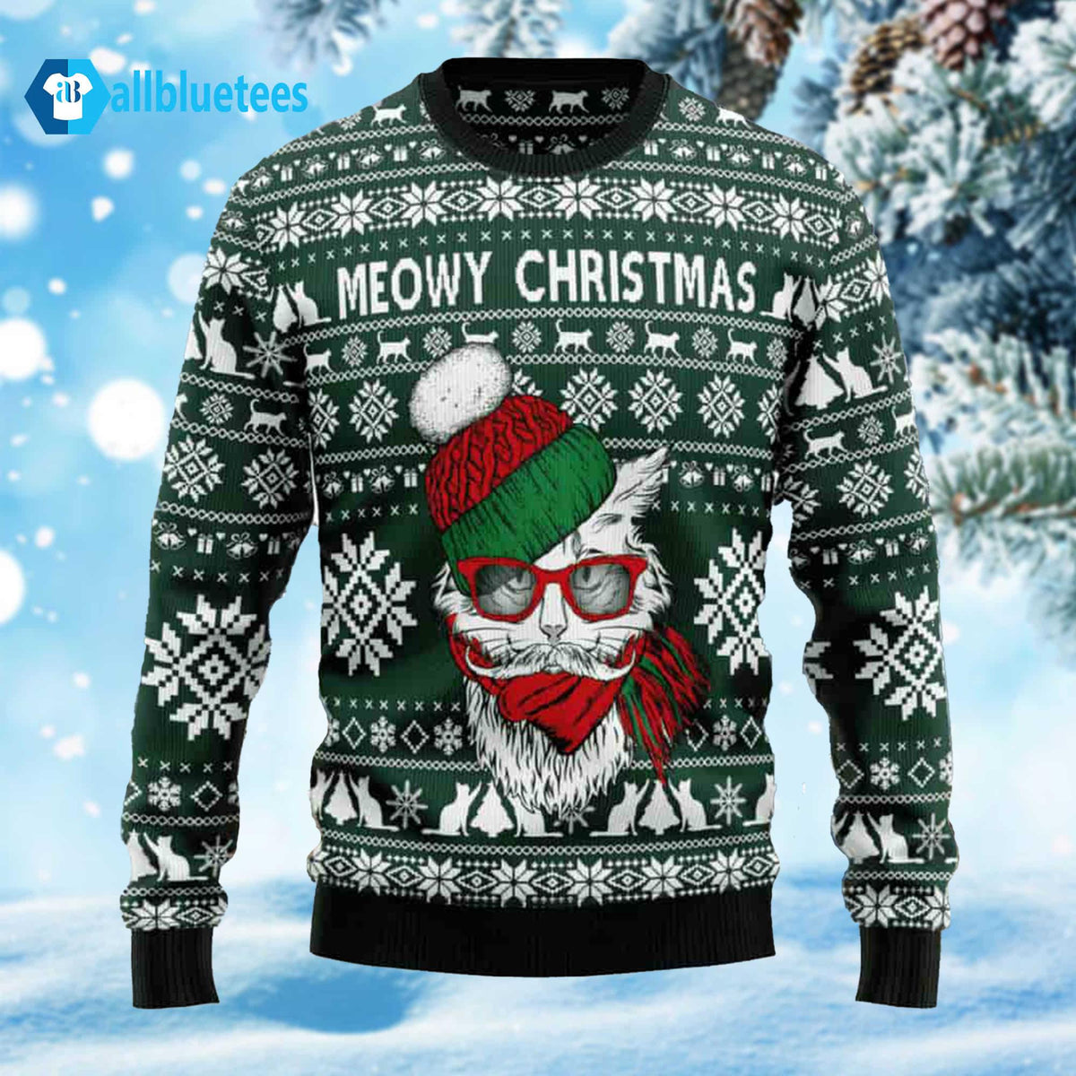 Meowy Christmas Ugly Christmas Sweater