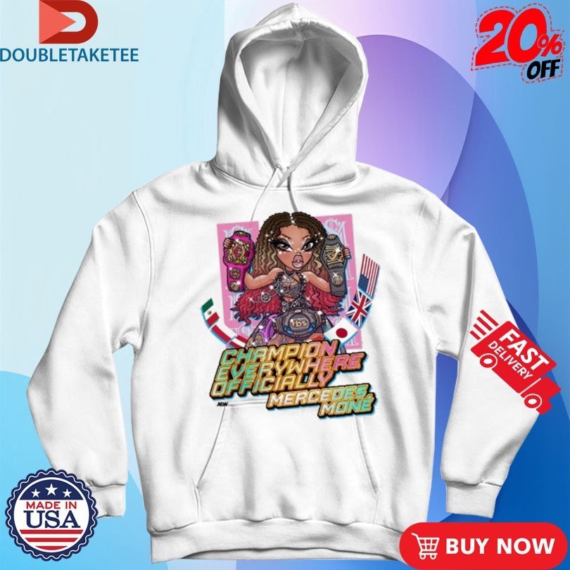 Mercedes Moné Champion Everywhere Officially AEW Shirts