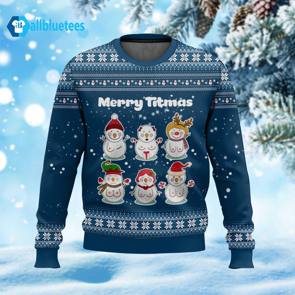 Merry Titmas Ugly Christmas Sweater