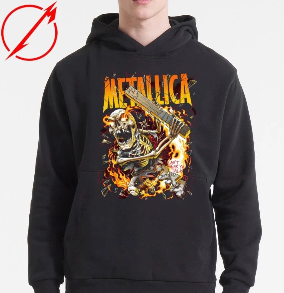 Metallica I Can’t Hear Ya Talk To 2X4 The Load Poster Series Andrew Cremeans T-Shirt