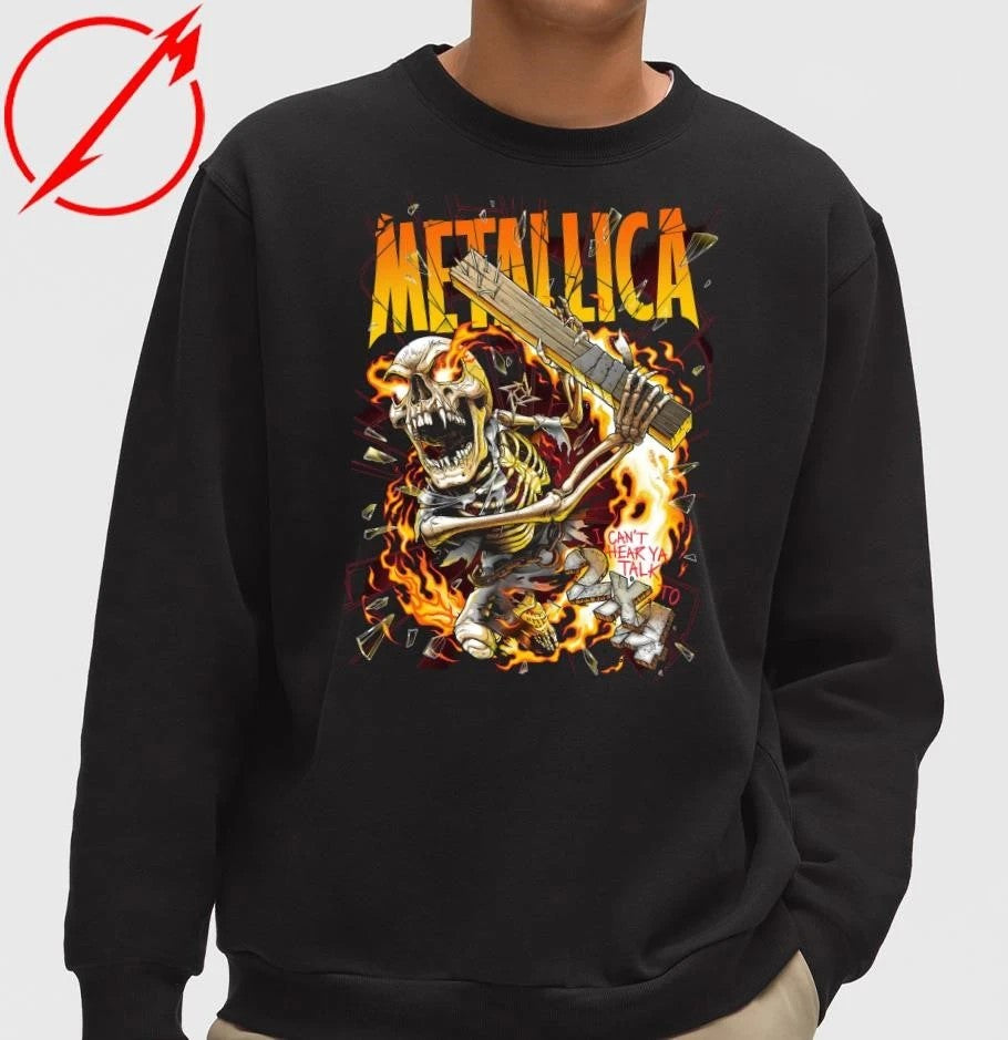 Metallica I Can’t Hear Ya Talk To 2X4 The Load Poster Series Andrew Cremeans T-Shirt