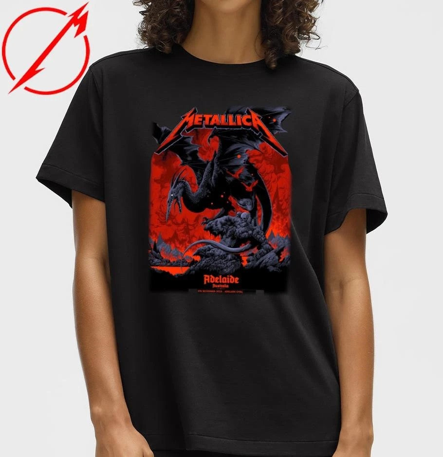 Metallica M72 Adelaide Australia Pop-Up Shop 2025 T-Shirt