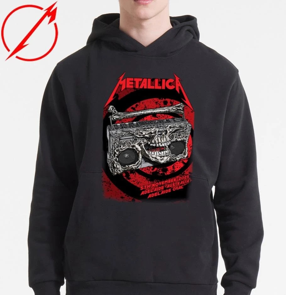 Metallica M72 Adelaide Official Poster By Glenno Smith On November 5th 2025 For Adelaide Australia At Adelaide Oval T-Shirt