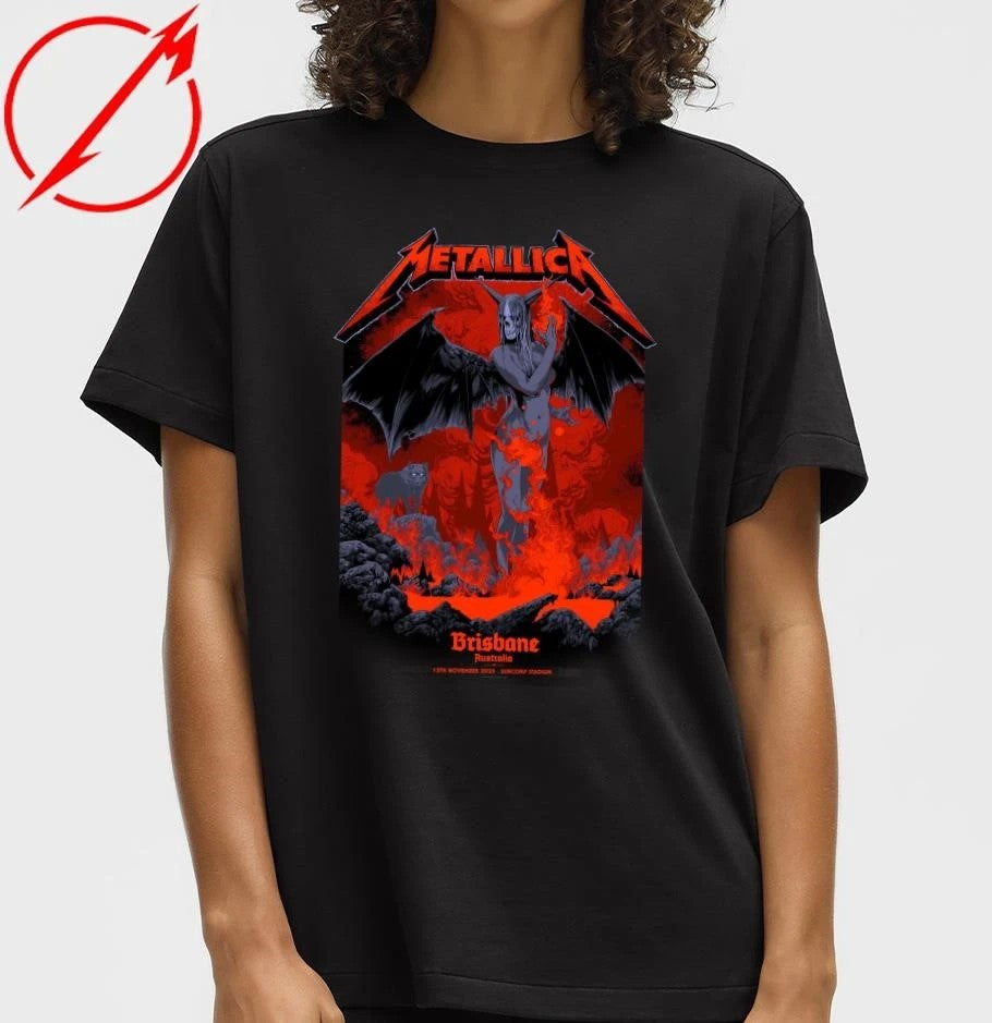 Metallica M72 Brisbane Pop-Up Shop November 12, 2025 Art By Ken Taylor Shirt