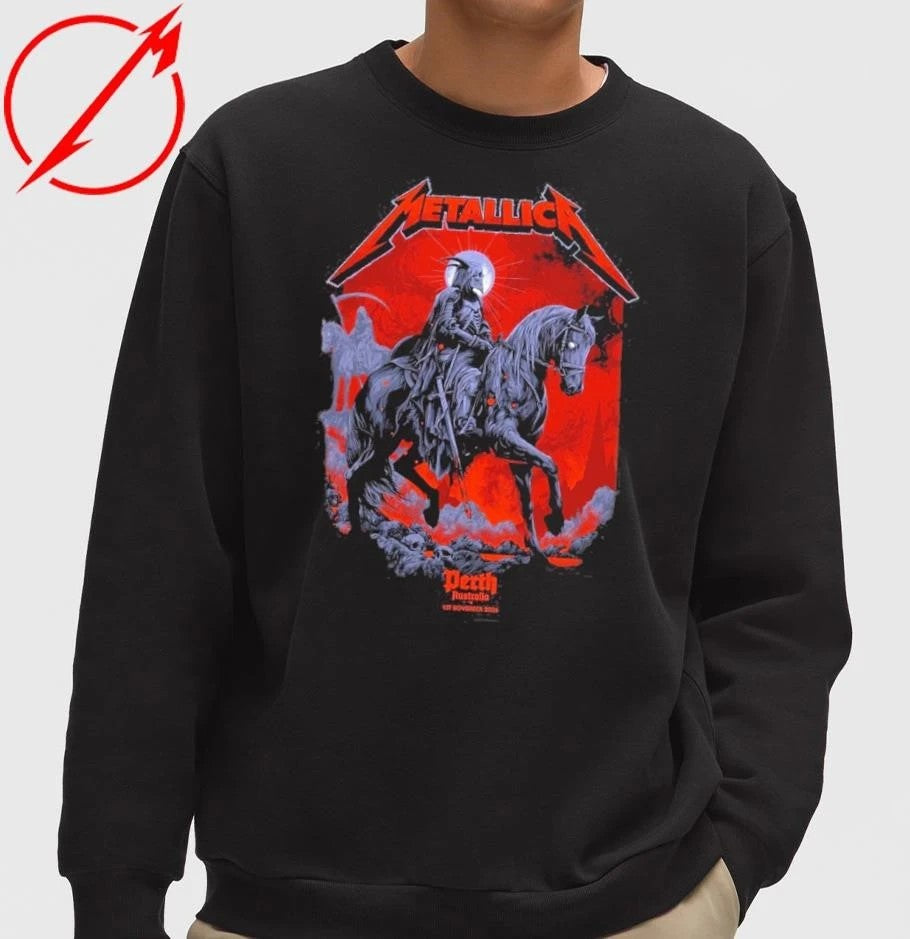 Metallica M72 Perth 2025 Pop-Up Event Tee by Ken Taylor In Perth, Australia At Optus Stadium On November 1, 2025 T-Shirt
