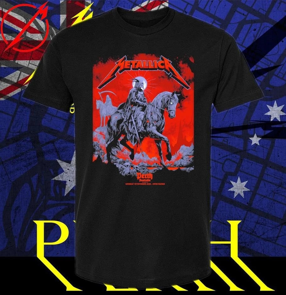 Metallica M72 World Tour November 15 2025 Optus Stadium Perth Australia Pop-Up T-Shirt