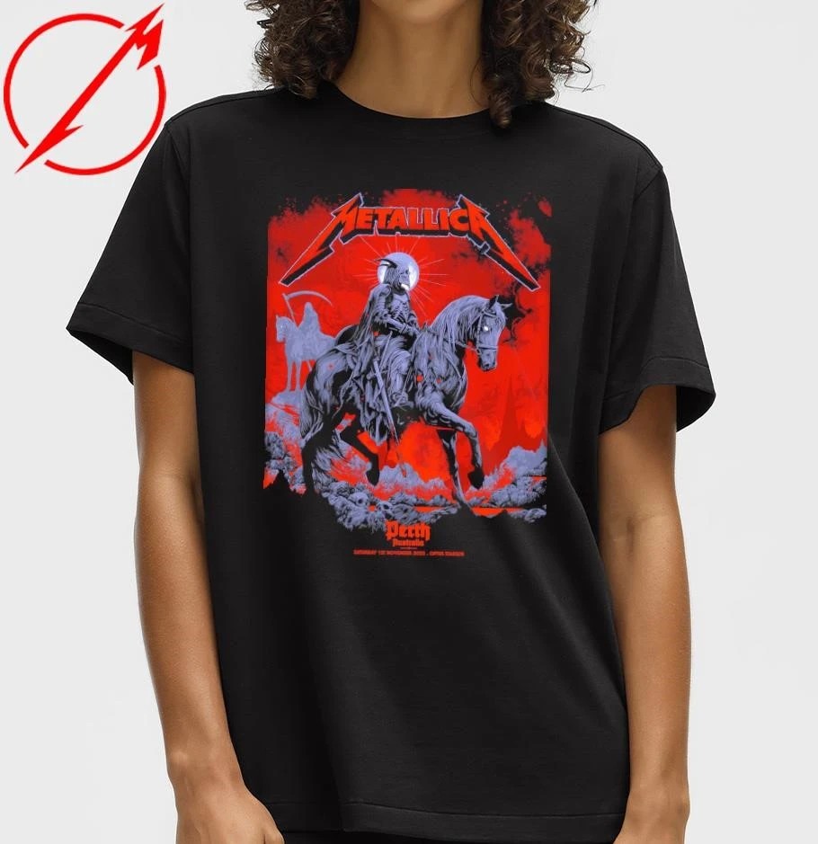 Metallica M72 World Tour November 15 2025 Optus Stadium Perth Australia Pop-Up T-Shirt