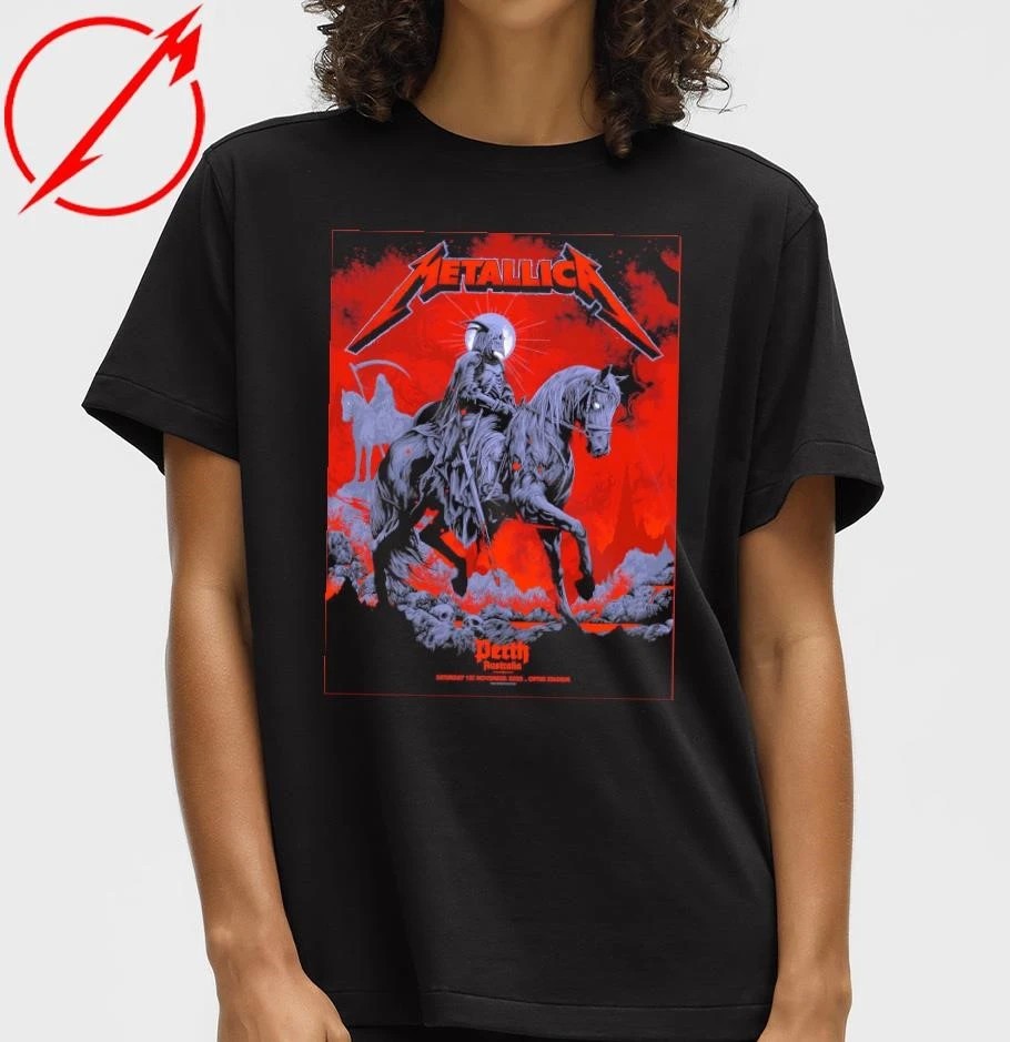 Metallica M72 World Tour Pop-Up At Perth Australia November 15 2025 Poster T-Shirt