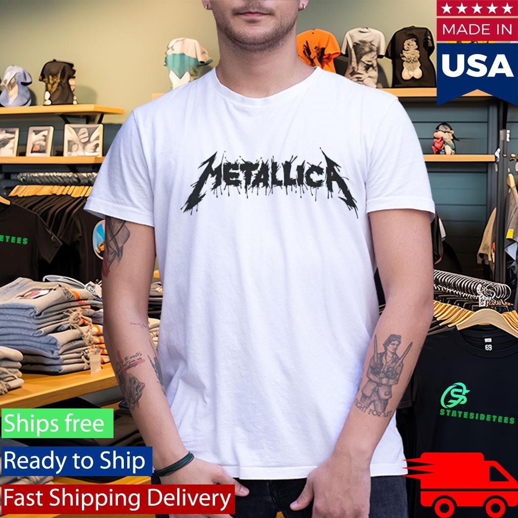 Metallica Splatter Logo Shirt