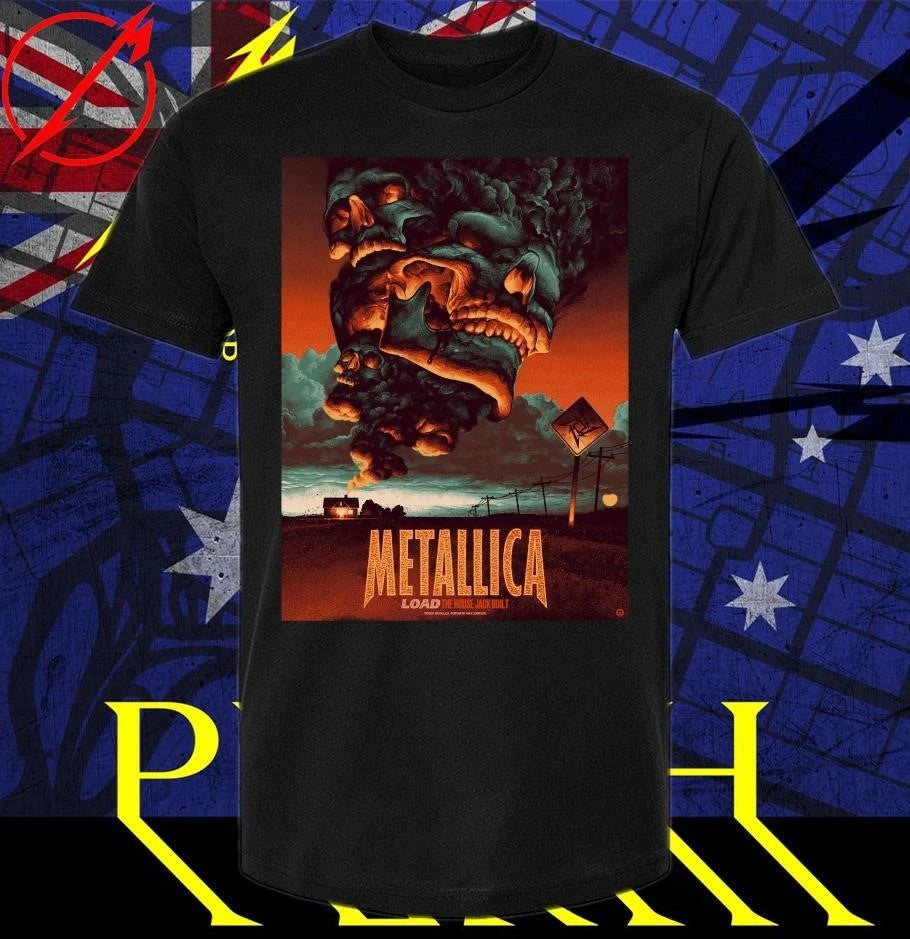 Metallica The House Jack Built The Load Poster Series Artist Max Loeffler’s T-Shirt