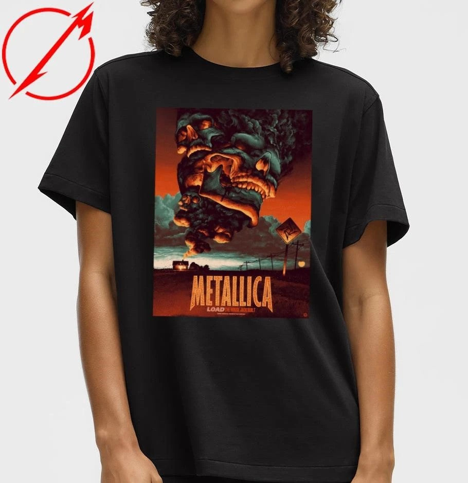 Metallica The House Jack Built The Load Poster Series Artist Max Loeffler’s T-Shirt