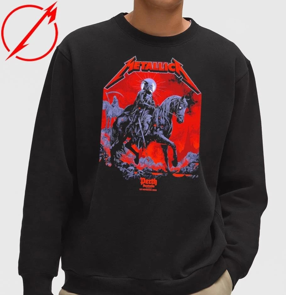 Metallica World Tour M72 Perth Pop Up Shop At Optus Stadium On Saturday November 1st 2025 T-Shirt