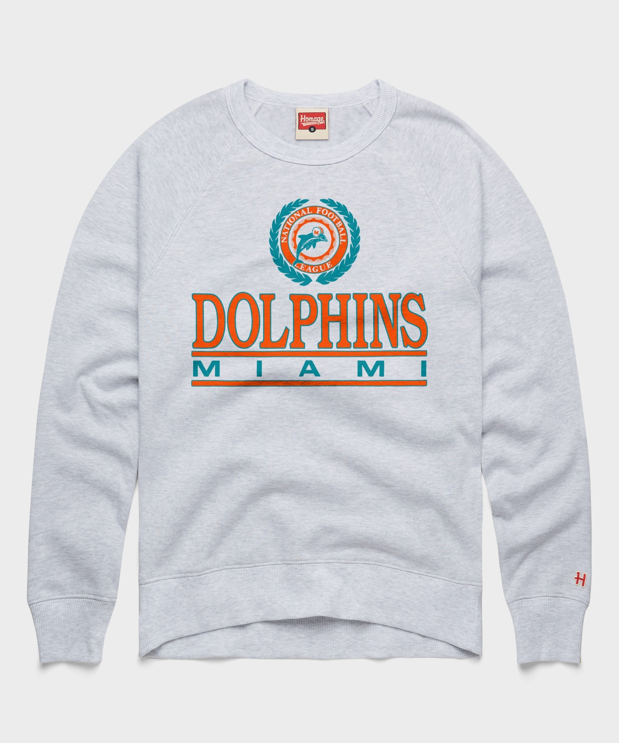 Miami Dolphins Crest Crewneck
