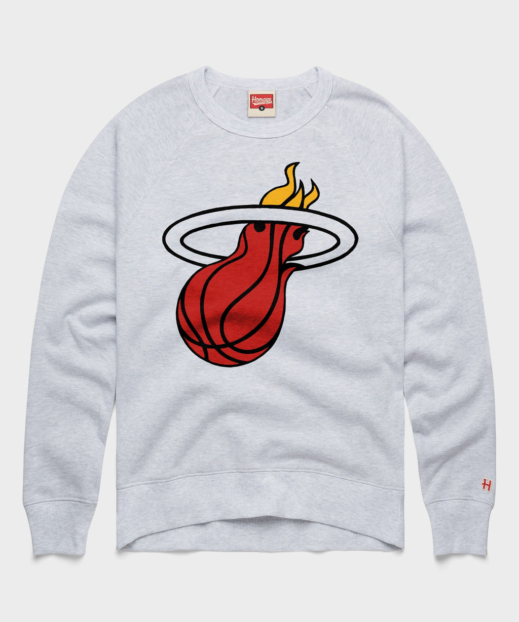 Miami Heat Logo Crewneck