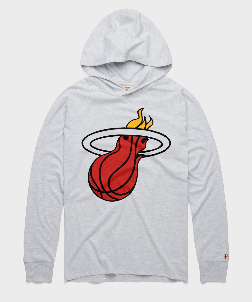 Miami Heat Logo Lightweight Hoodie