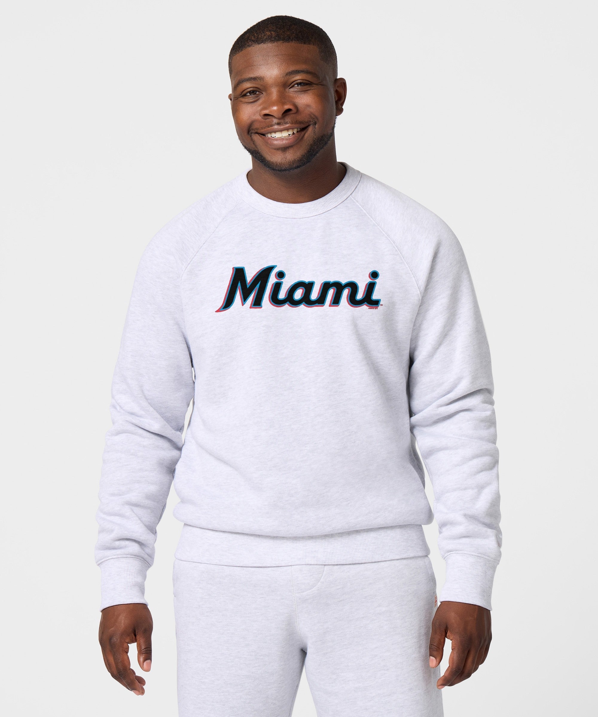 Miami Marlins Jersey Logo '19 Crewneck