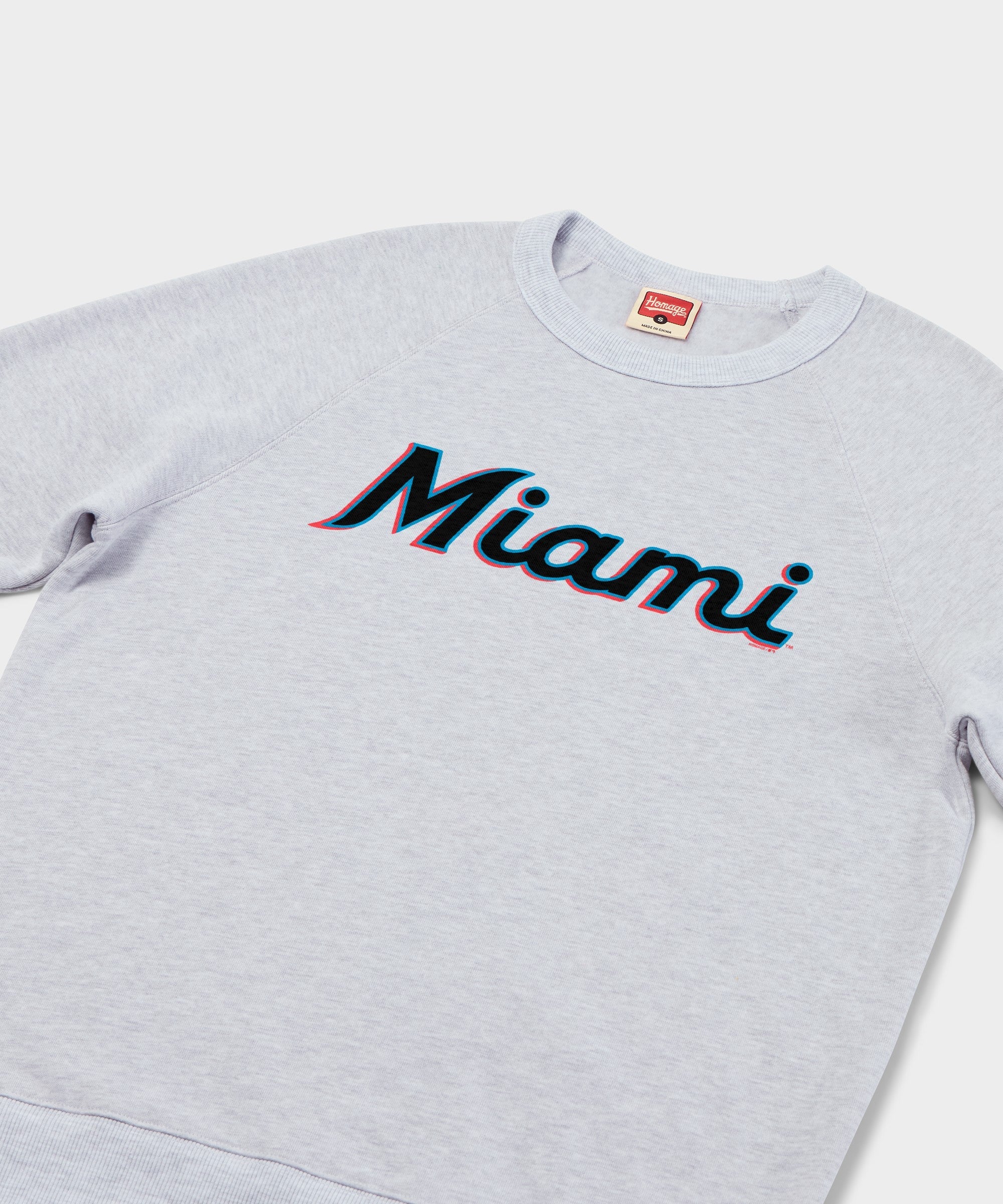 Miami Marlins Jersey Logo '19 Crewneck