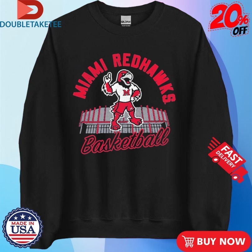 Miami RedHawks Basketball Mascot Shirts
