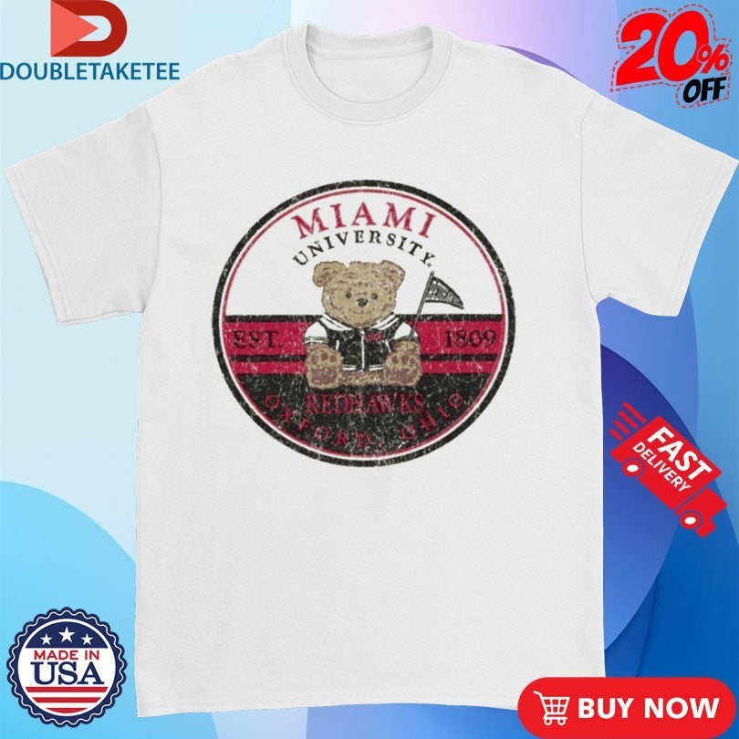 Miami RedHawks University Est 1809 Bear Shirts