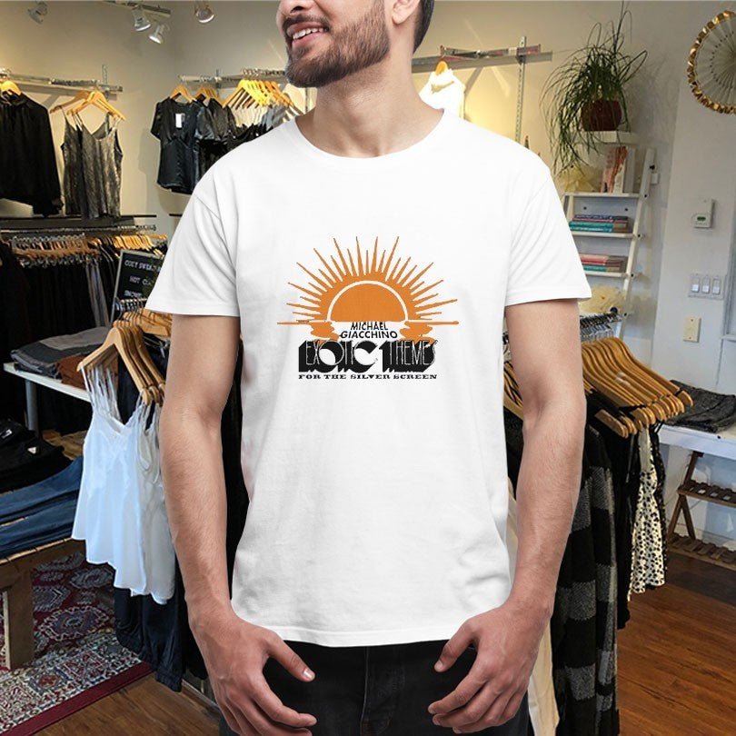 Michael Giacchino’s Exotic Themes For The Silver Screen Sun Logo Shirts