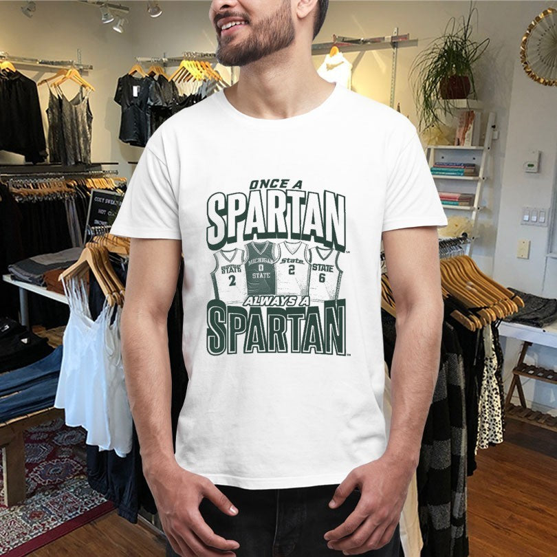 Michigan State Once A Spartan, Always A Spartan Jersey Shirts