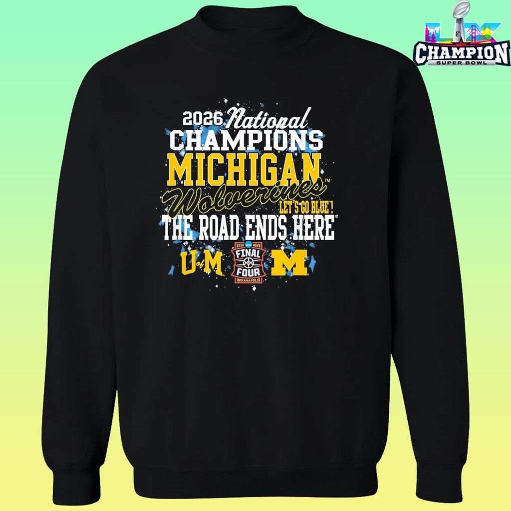 Michigan Wolverines 2026 National Champs Men’s Basketball Shirt