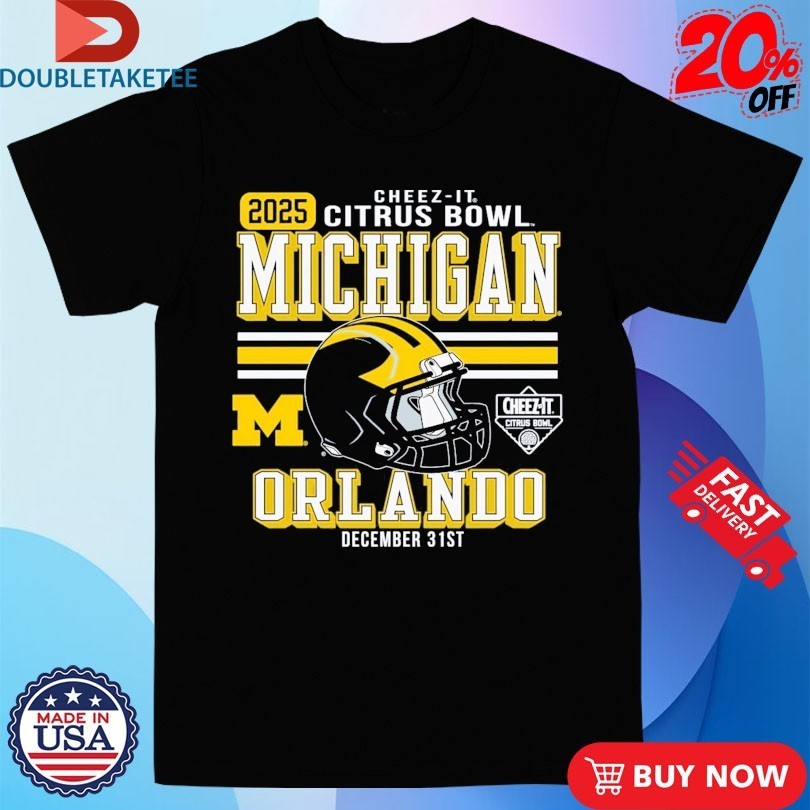 Michigan Wolverines Football 2025 Cheez-It Citrus Bowl Orlando Shirts