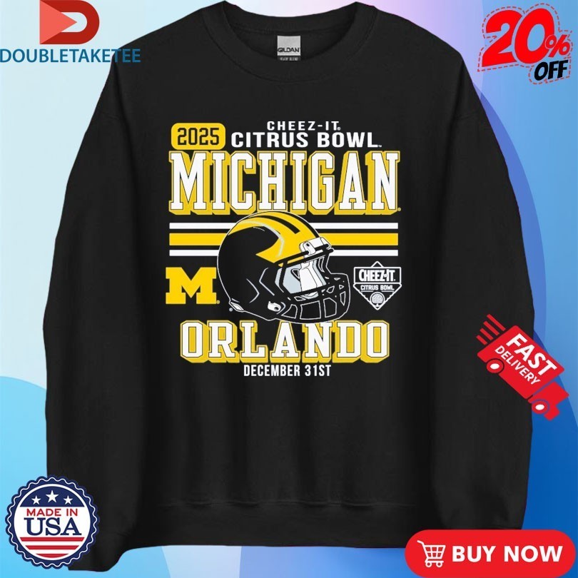 Michigan Wolverines Football 2025 Cheez-It Citrus Bowl Orlando Shirts