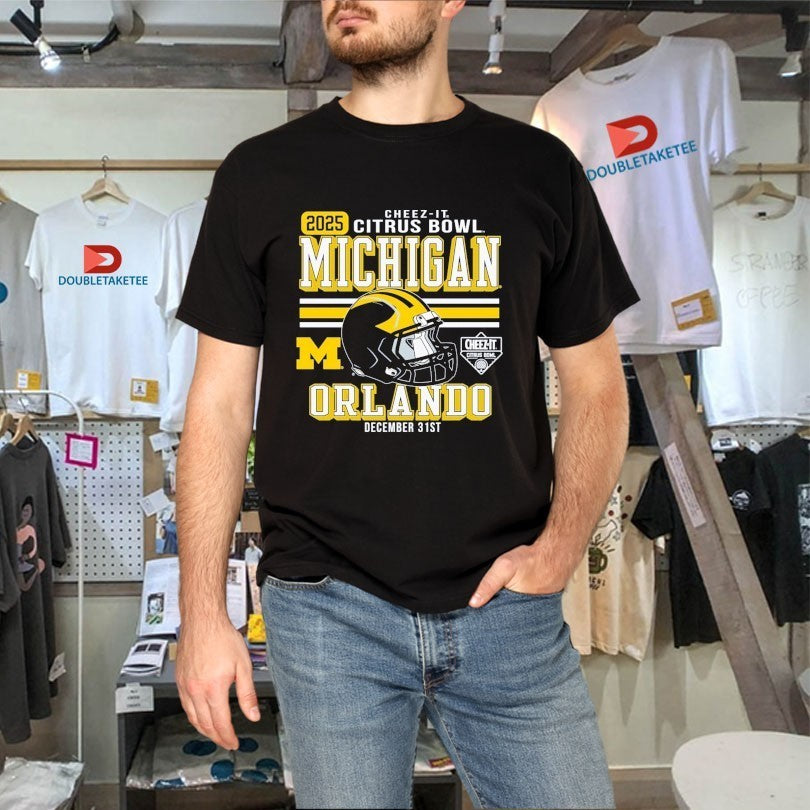 Michigan Wolverines Football 2025 Cheez-It Citrus Bowl Orlando Shirts