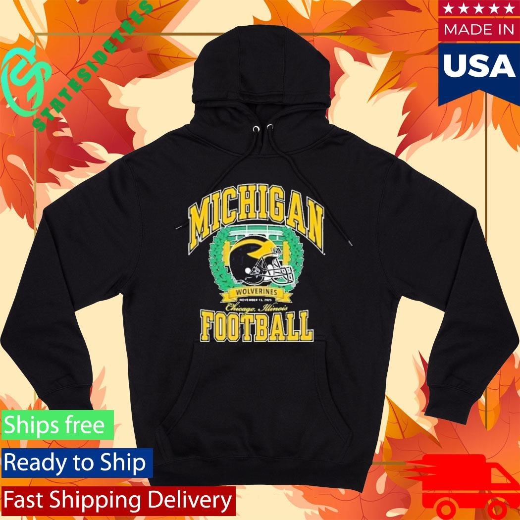 Michigan Wolverines Football Chicago Illinois November 15Th 2025 Nil Shirt
