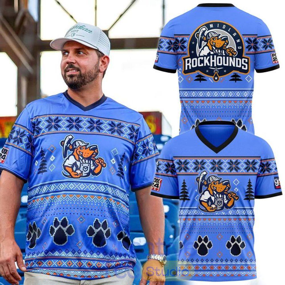 Midland RockHounds x Christmas in July 2026 Special Jersey