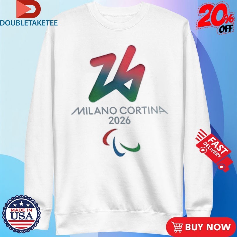 Milano Cortina 2026 Paralympics Logo Shirts