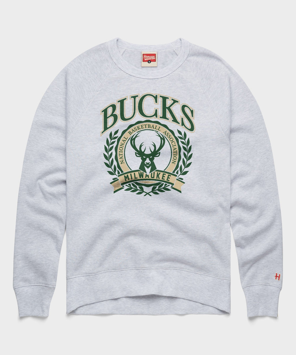 Milwaukee Bucks Crest Crewneck