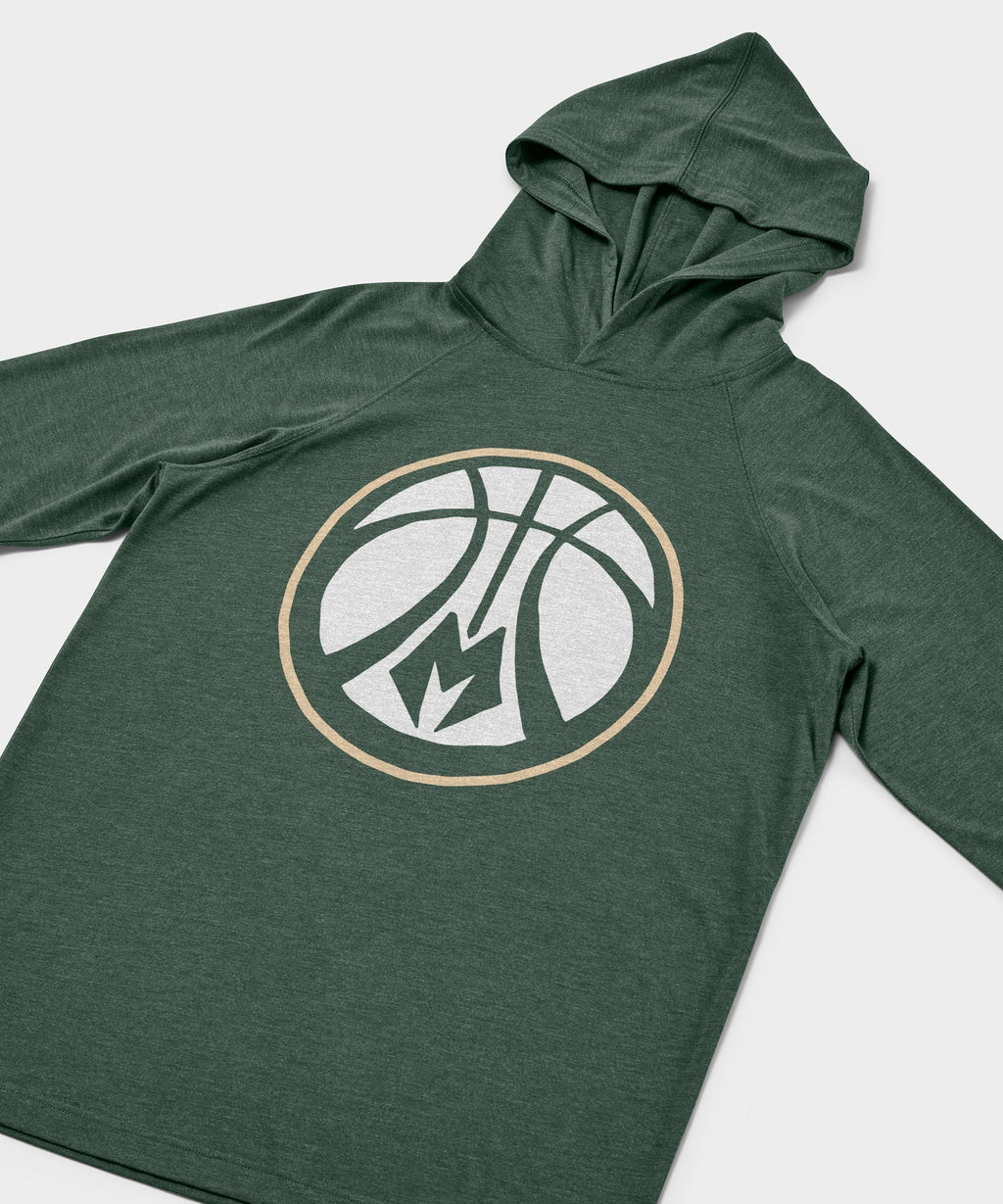 Milwaukee Bucks Alt Logo Lightweight Hoodie