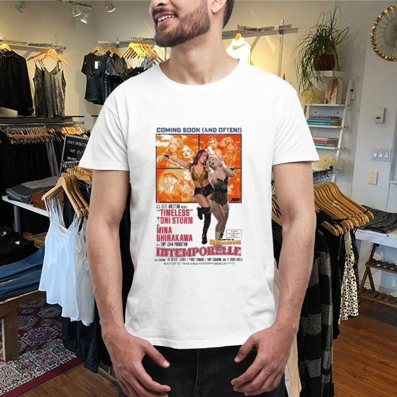 Mina Shirakawa And Toni Storm Intemporelle Coming Soon And Often AEW Shirts