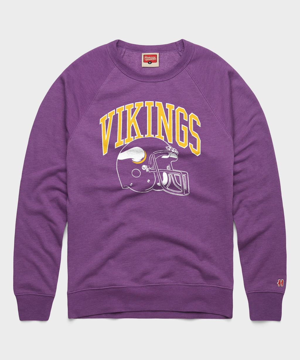 Minnesota Vikings Helmet Crewneck