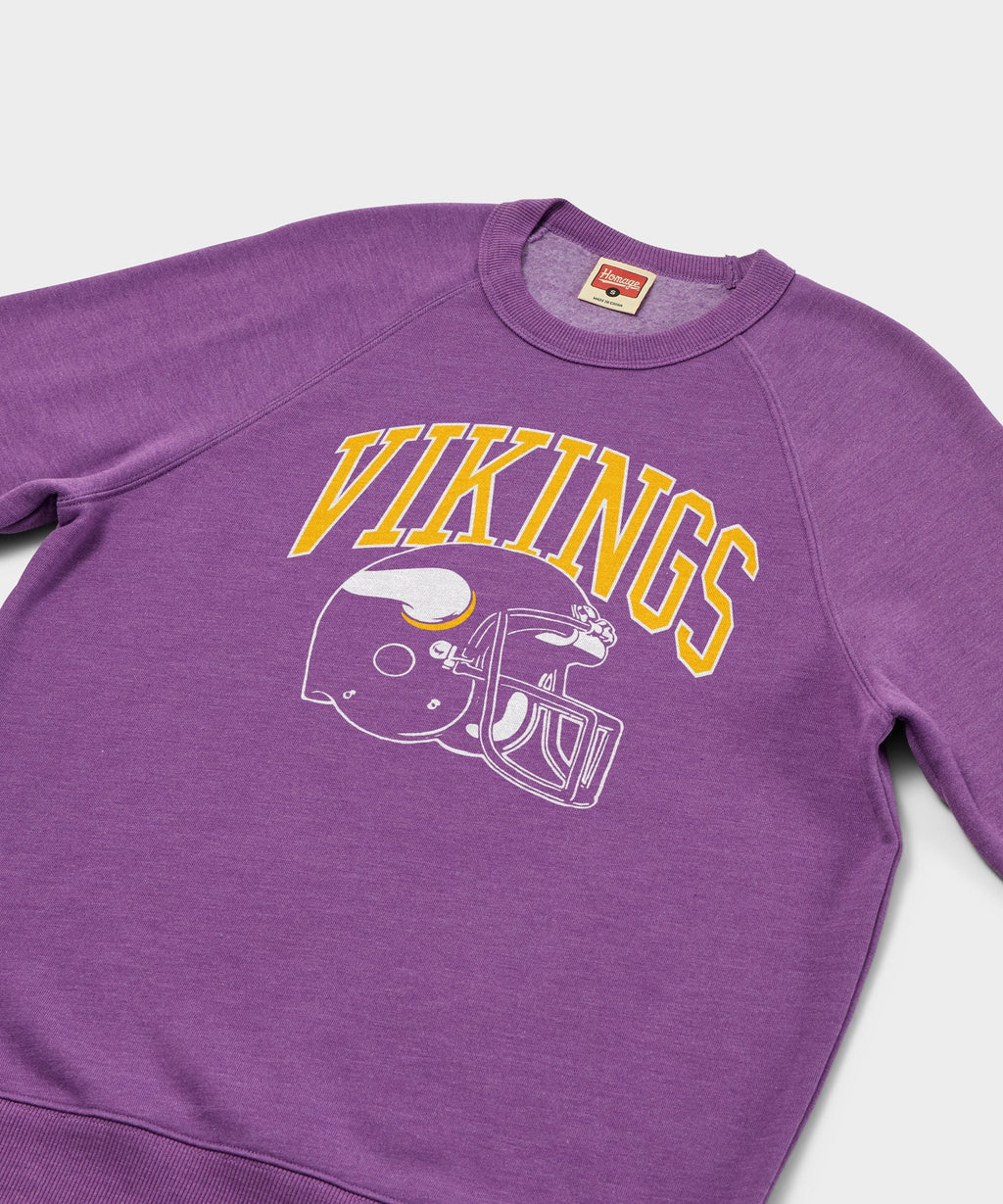 Minnesota Vikings Helmet Crewneck