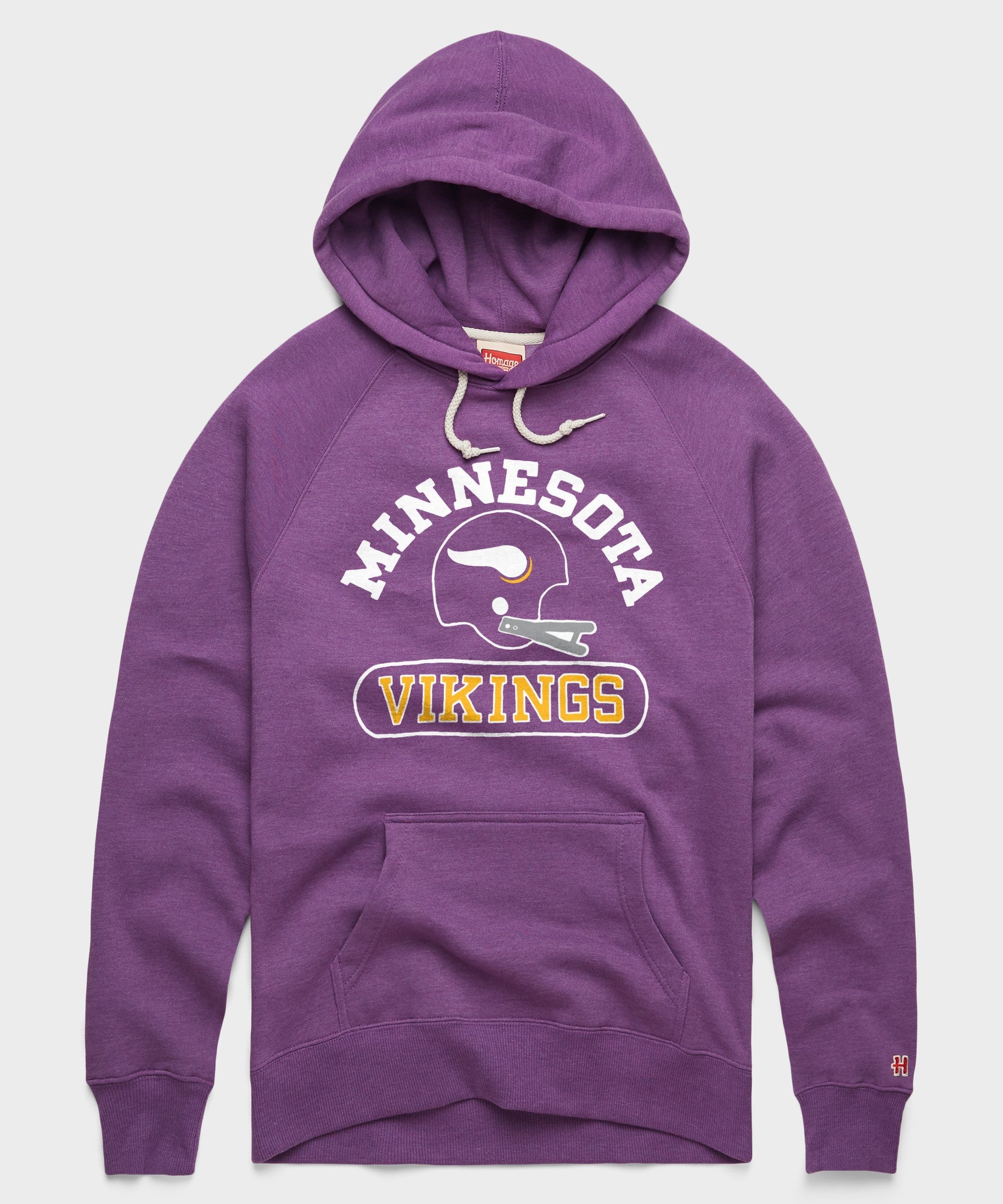 Minnesota Vikings Throwback Helmet Hoodie