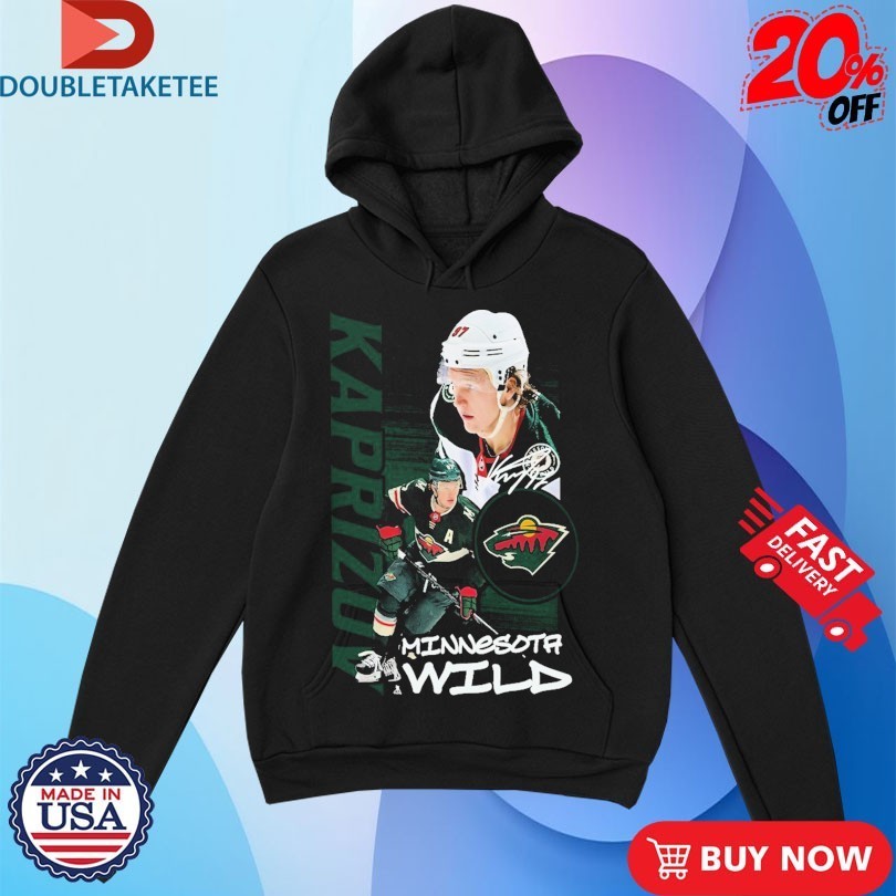 Minnesota Wild Kirill Kaprizov Playmaker NHL Signature Shirts