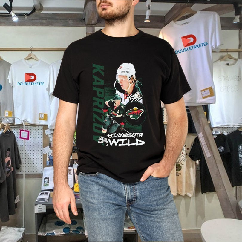 Minnesota Wild Kirill Kaprizov Playmaker NHL Signature Shirts