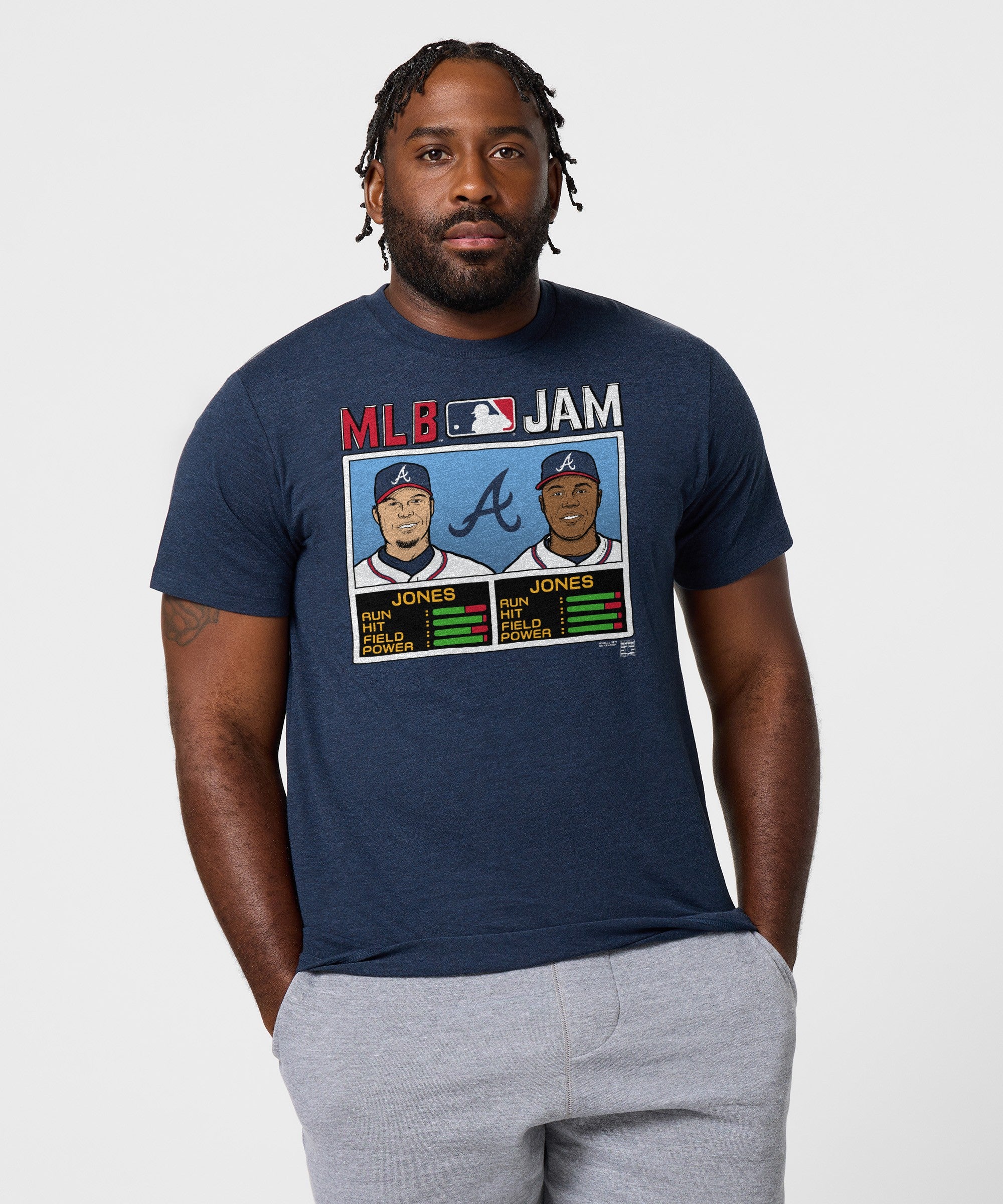 MLB Jam Braves Jones and Jones