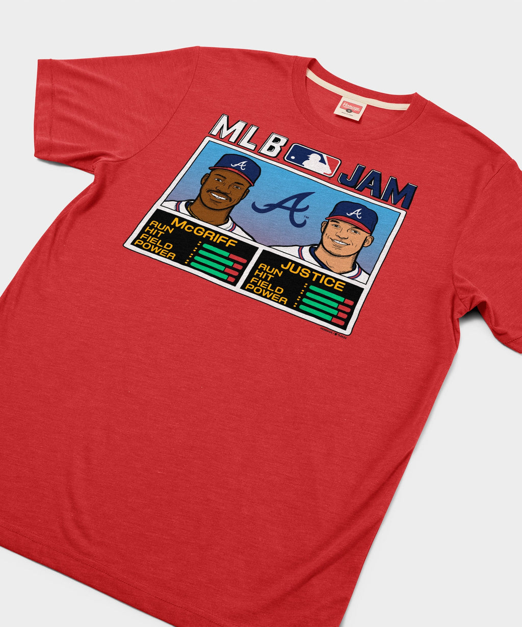 MLB Jam Braves McGriff and Justice