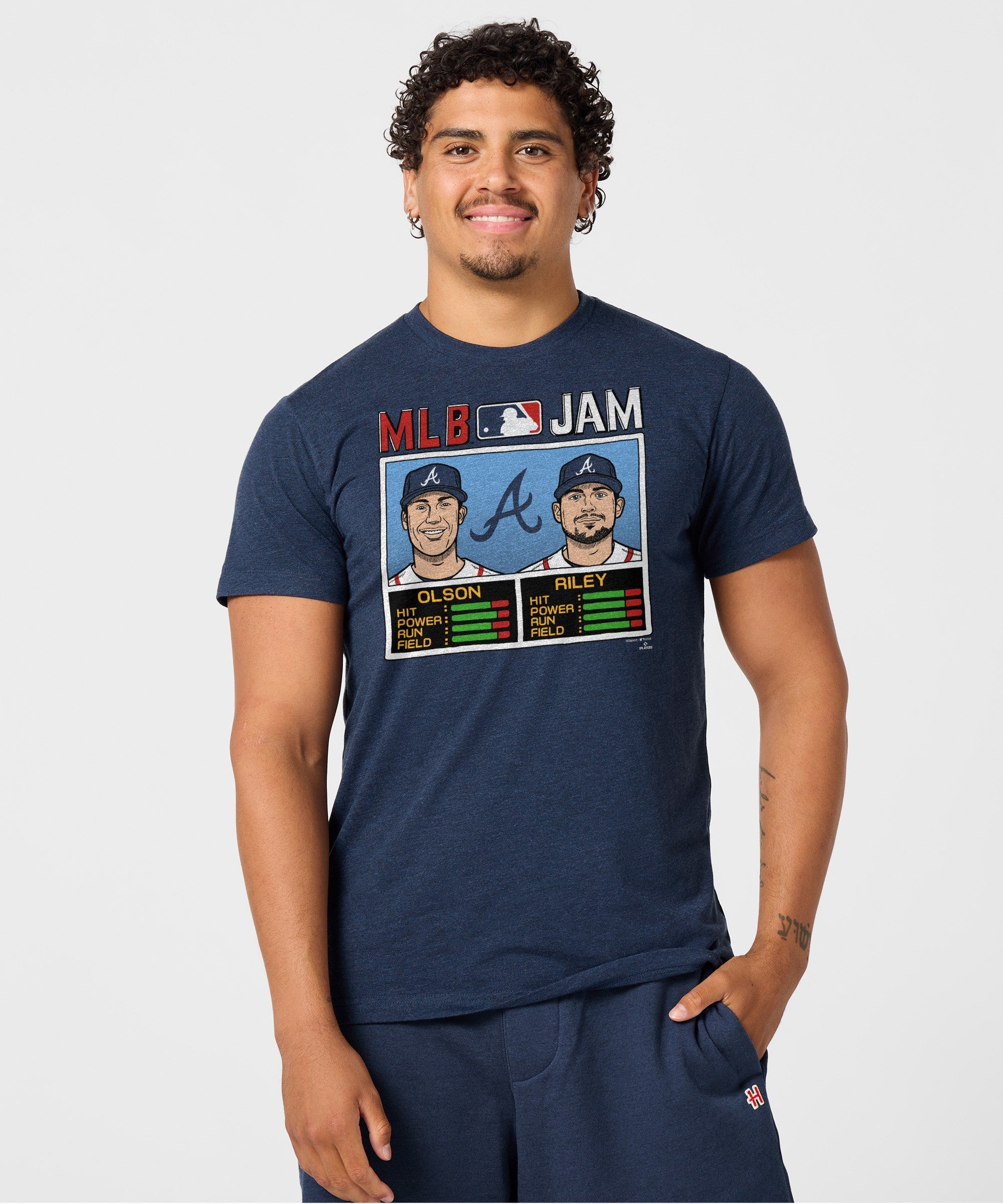 MLB Jam Braves Olson And Riley