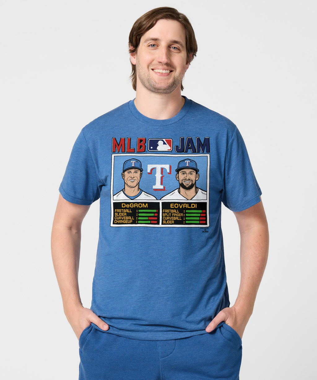 MLB Jam Rangers DeGrom And Eovaldi