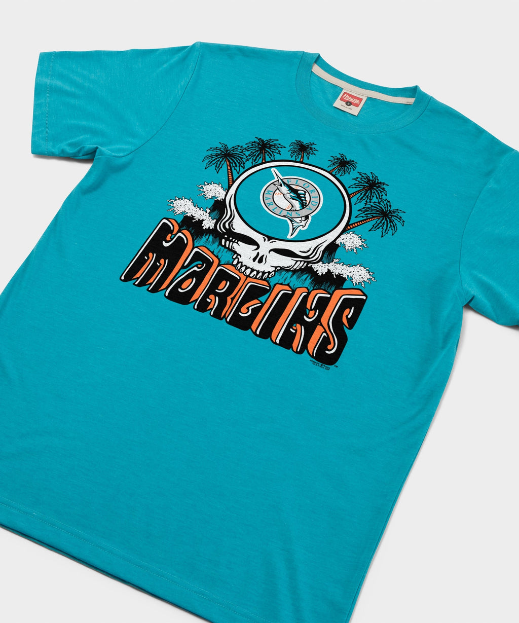 MLB x Grateful Dead x Marlins Skull