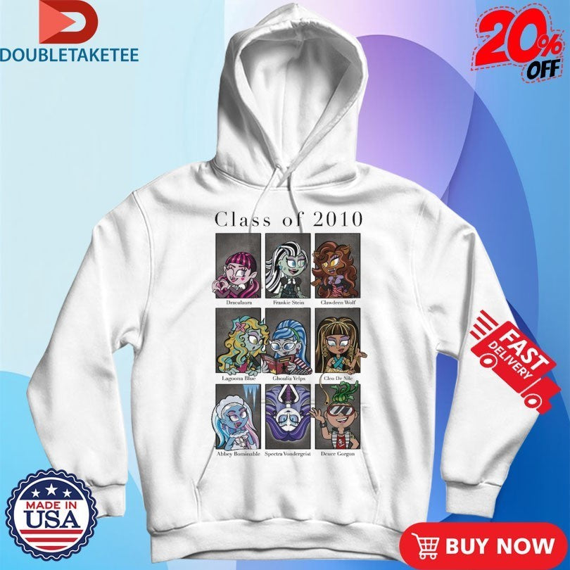 Monster High MC Revealed Class Of 2010 Shirts