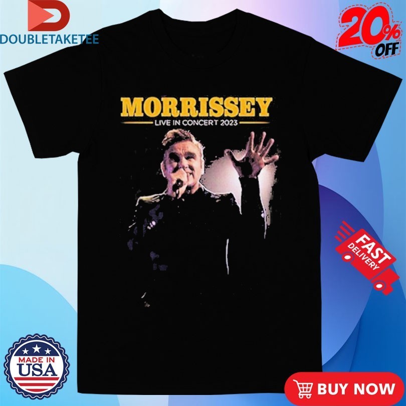 Morrissey Live In Concert 2023 Tour Shirts