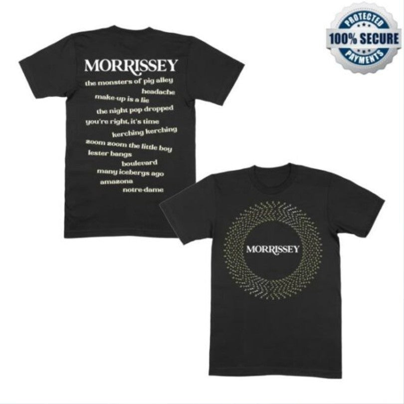 Morrissey Make-Up Is A Lie Circle Tracklist Shirts