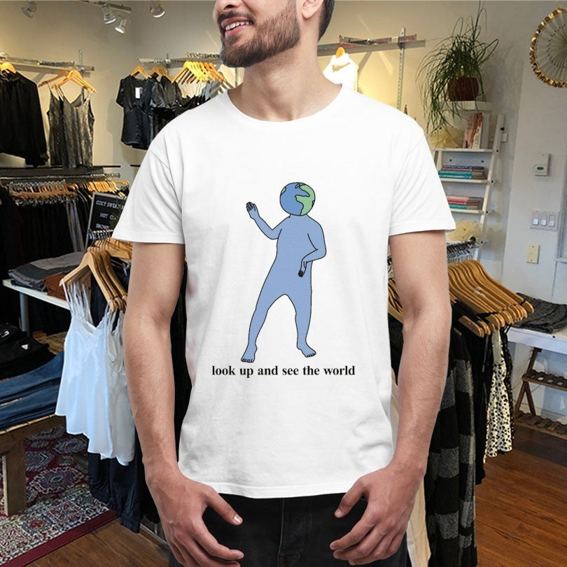 Mr Worldwide Look Up And See The World T-shirts
